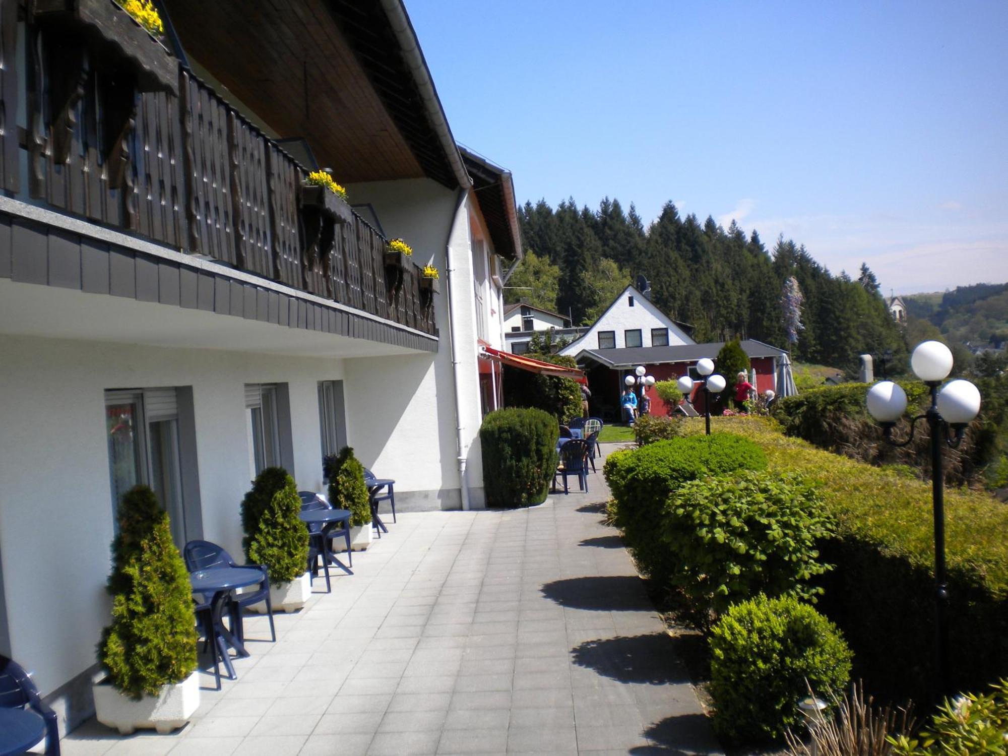 Hotel Pension Haus Berghof ヘレンタール エクステリア 写真