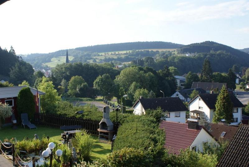 Hotel Pension Haus Berghof ヘレンタール エクステリア 写真